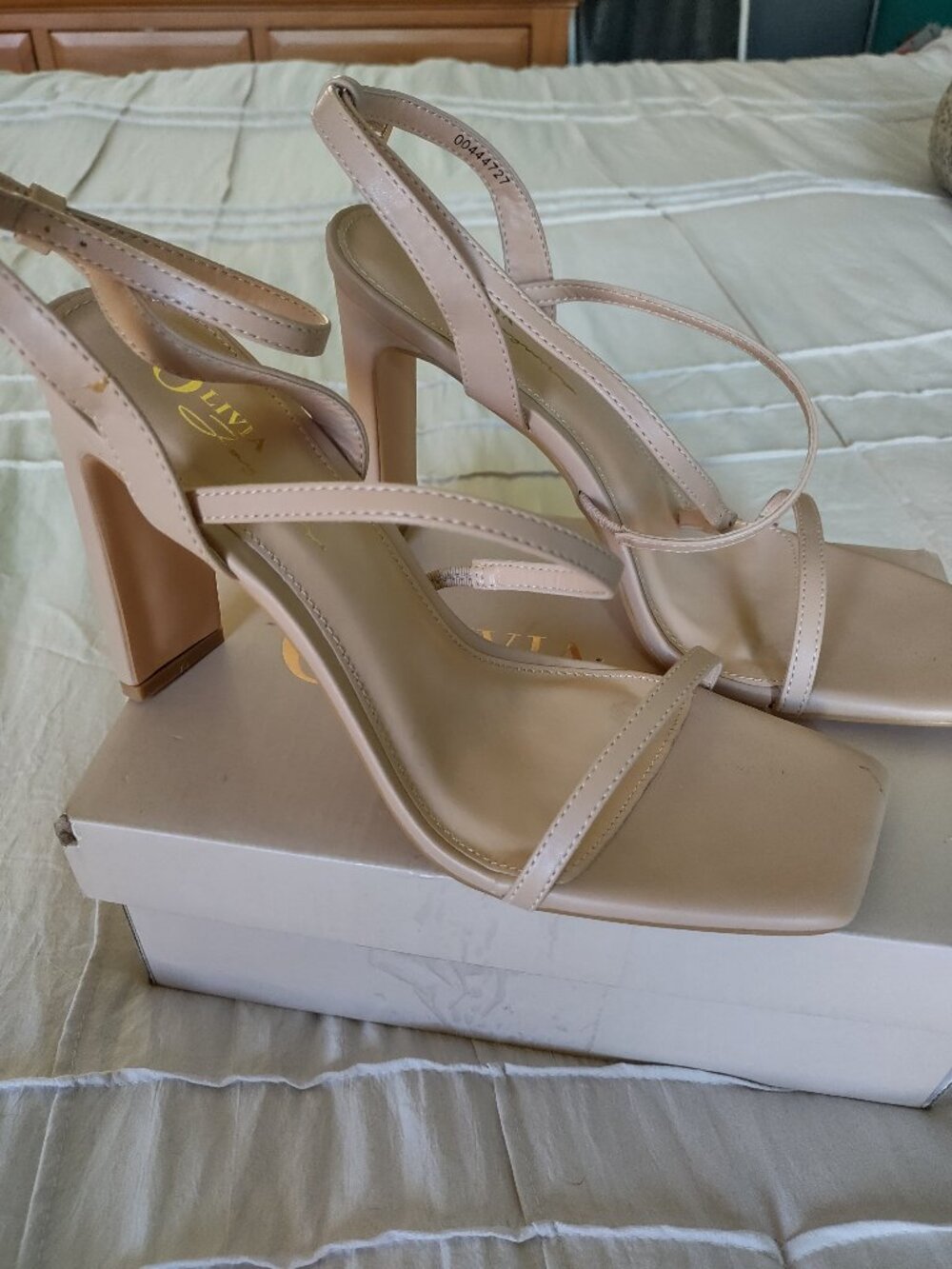 Olivia Ferguson Ankle Strap Chunky Heel Sandal